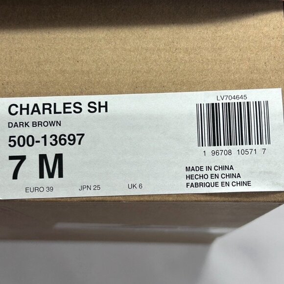 Levi's Men's Charles SH Lace-Up Boots Brown US 7M - Open Box - Picture 8 of 8